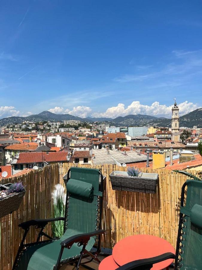 La Croix - F3, Terrasse Vue Panoramique, Vieux-Nice Old Town And Terrace エクステリア 写真