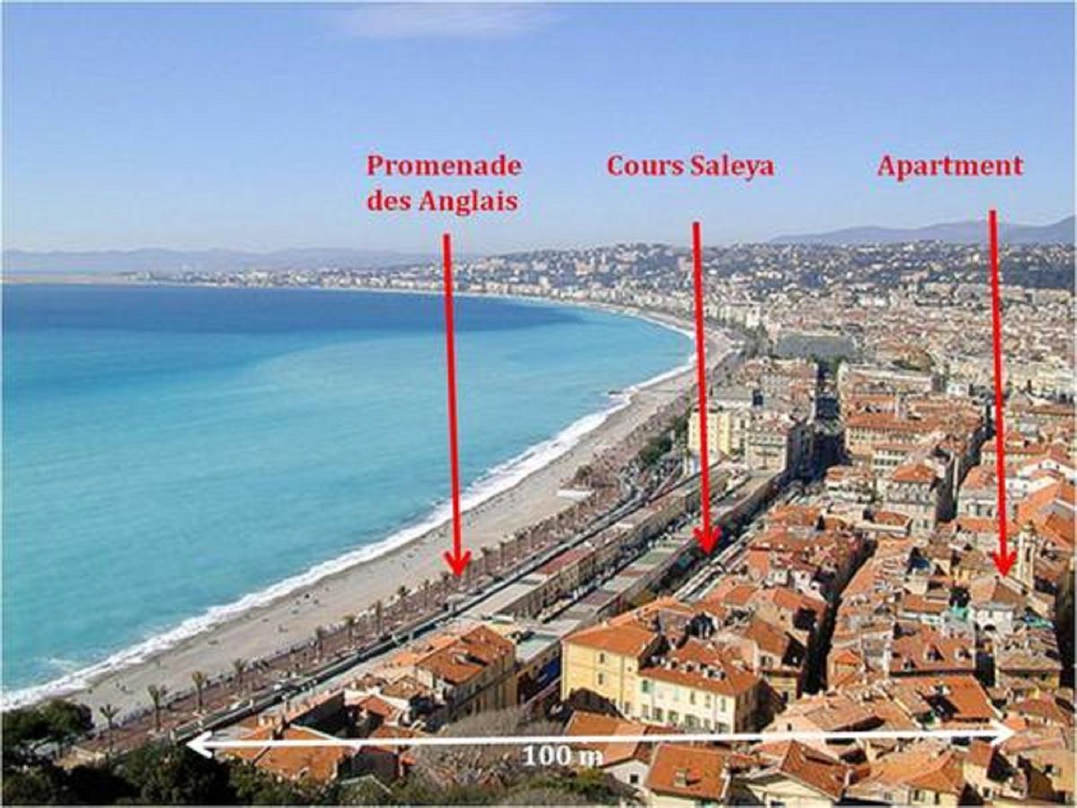 La Croix - F3, Terrasse Vue Panoramique, Vieux-Nice Old Town And Terrace エクステリア 写真